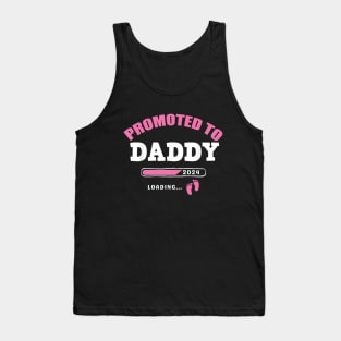 Promoted To Daddy Est 2024 Tank Top